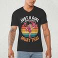 Girls Muay Thai Men's V-Neck T-Shirt