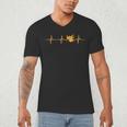 Great Drum Kit Heartbeat Drummer Men's V-Neck T-Shirt