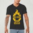 Grill Legend King Of The Backyard BBQ Dad Humor Chef Men's V-Neck T-Shirt