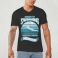 Here's To Swimming With Bow Legged Women Vintage Style Men's V-Neck T-Shirt Here's To Swimming With Bow Legged Women Vintage Style Men's V-Neck T-Shirt