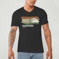 India Swimming Swimmer Water Sports Swimming Men's V-Neck T-Shirt