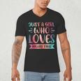 Just a Girl Who Loves Muay Thai Men's V-Neck T-Shirt