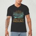 Kayaking Outdoor Water Sports Canoeing Paddle Kayak Men's V-Neck T-Shirt Kayaking Outdoor Water Sports Canoeing Paddle Kayak Men's V-Neck T-Shirt