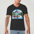 Lake Canoeing Canoe Men's V-Neck T-Shirt Lake Canoeing Canoe Men's V-Neck T-Shirt