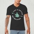 Life Is Better On The River Kayaking Canoe Boating Kayak Men's V-Neck T-Shirt