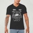 Little Drummer Awesome Drum Kit For Young Musicians Men's V-Neck T-Shirt Little Drummer Awesome Drum Kit For Young Musicians Men's V-Neck T-Shirt