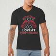 Love At First Punch Professional Boxer Muay Thai Boxing Men's V-Neck T-Shirt