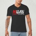 Martial Arts Muay Thai Men's V-Neck T-Shirt