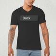 Muay Thai Art Of 8 Limbs Back Print Men's V-Neck T-Shirt Muay Thai Art Of 8 Limbs Back Print Men's V-Neck T-Shirt