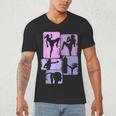 Muay Thai Thai Boxes Girls Kids Women Men's V-Neck T-Shirt