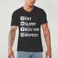 Muay Thai Boxing Thai Boxer Thai Kickboxing Men's V-Neck T-Shirt