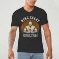 Muay Thai Boxing Training Gym Sagat Training Camp Men's V-Neck T-Shirt