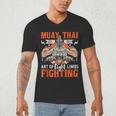 Muay Thai Fighting MMA Thai Boxing Mixed Martial Arts Men's V-Neck T-Shirt Muay Thai Fighting MMA Thai Boxing Mixed Martial Arts Men's V-Neck T-Shirt