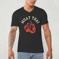 Muay Thai Hobby Boxing Fighter Martial Arts Men's V-Neck T-Shirt Muay Thai Hobby Boxing Fighter Martial Arts Men's V-Neck T-Shirt