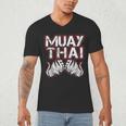 Muay Thai Lover For Fight Fans Men's V-Neck T-Shirt