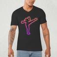 Muay Thai Martial Arts Kickboxer Women Girls Kickboxing Men's V-Neck T-Shirt