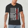 Muay Thai Martial Arts Men's V-Neck T-Shirt