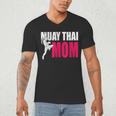 Muay Thai Mom Women Boxing Kickboxing MMA Muay Thai Men's V-Neck T-Shirt