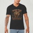 Muay Thai Power Vintage Thai Boxing Warrior Fighter Monkey Men's V-Neck T-Shirt Muay Thai Power Vintage Thai Boxing Warrior Fighter Monkey Men's V-Neck T-Shirt