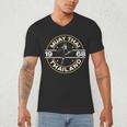 Muay Thai Thailand Fighter Fighting Combat 1969 Thai Boxing Men's V-Neck T-Shirt