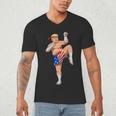 Muay Thai Trump Make Muay Thai Great Again Men's V-Neck T-Shirt Muay Thai Trump Make Muay Thai Great Again Men's V-Neck T-Shirt