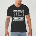 What Is Part Of Don't You Understand Swimming Swimmer Swimming Men's V-Neck T-Shirt What Is Part Of Don't You Understand Swimming Swimmer Swimming Men's V-Neck T-Shirt