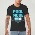 Pool Mode On Summer Swimming Vacation Men's V-Neck T-Shirt Pool Mode On Summer Swimming Vacation Men's V-Neck T-Shirt