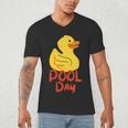 Pool Swimming Day Men's V-Neck T-Shirt Pool Swimming Day Men's V-Neck T-Shirt
