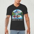 Queen Of The Canoe Canoeing Men's V-Neck T-Shirt