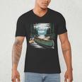 Solo Canoe Tourer Who Knows Every Rapid Campsite Portage Men's V-Neck T-Shirt