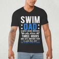 Swim Dad Definition Dad Of A Swimmer Father Swimming Dad Men's V-Neck T-Shirt Swim Dad Definition Dad Of A Swimmer Father Swimming Dad Men's V-Neck T-Shirt