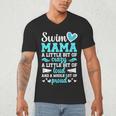 Swim Mama Proud Swimming Mom Of A Swimmer Mother Swim Mom Men's V-Neck T-Shirt Swim Mama Proud Swimming Mom Of A Swimmer Mother Swim Mom Men's V-Neck T-Shirt