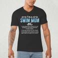 Swim Mom Definition Swimming Mom Of A Swimmer Mama Men's V-Neck T-Shirt Swim Mom Definition Swimming Mom Of A Swimmer Mama Men's V-Neck T-Shirt