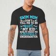 Swim Mom Swimming Mom Of A Swimmer Mama Men's V-Neck T-Shirt Swim Mom Swimming Mom Of A Swimmer Mama Men's V-Neck T-Shirt