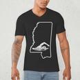 Swimming Apparel Mississippi Swimmer Training Men's V-Neck T-Shirt Swimming Apparel Mississippi Swimmer Training Men's V-Neck T-Shirt