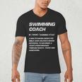 Swimming Coach Definition Swimming Instructor Men's V-Neck T-Shirt