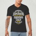 Swimming Coach TShirt Idea Superhero Swimming Shirt Men's V-Neck T-Shirt