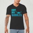 Swimming Eat My Bubbles Swimmer Swim Men's V-Neck T-Shirt