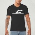 Swimming Float Men's V-Neck T-Shirt Swimming Float Men's V-Neck T-Shirt