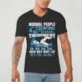 Swimming Humor Swim Men's V-Neck T-Shirt Swimming Humor Swim Men's V-Neck T-Shirt