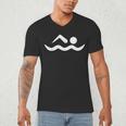 Swimming Icon Men's V-Neck T-Shirt