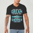 Swimming Parent Swimmer Mom Dad My Favorite Swim Meet Men's V-Neck T-Shirt