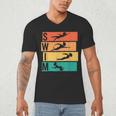 Swimming Swim Men's V-Neck T-Shirt Swimming Swim Men's V-Neck T-Shirt