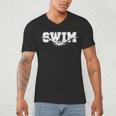 Swimming For Swimmers Competitive Athletes Men's V-Neck T-Shirt
