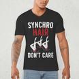 Synchronized Swimming Art For Men Women Synchronized Swim Men's V-Neck T-Shirt