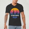 Synchronized Swimming Synchro Dad Men's V-Neck T-Shirt Synchronized Swimming Synchro Dad Men's V-Neck T-Shirt