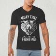 Tiger Muay Thai And Kickboxing Men's V-Neck T-Shirt Tiger Muay Thai And Kickboxing Men's V-Neck T-Shirt