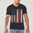 USA Flag Drummer Music Drum Kit Men's V-Neck T-Shirt USA Flag Drummer Music Drum Kit Men's V-Neck T-Shirt