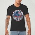 Vintage Muay Thai Karate Boxing Mixed Martial Arts Men's V-Neck T-Shirt