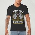 Women's Muay Thai The Art Of 8 Limbs Martial Arts Tigers Men's V-Neck T-Shirt Women's Muay Thai The Art Of 8 Limbs Martial Arts Tigers Men's V-Neck T-Shirt